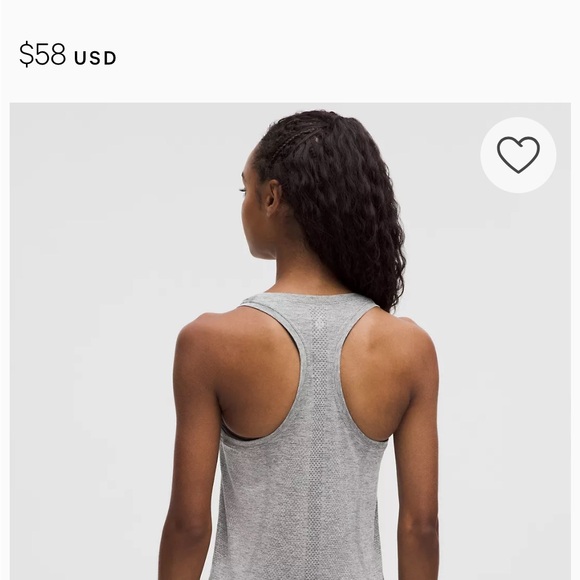 Charcoal Racerback Tank Top - Picture 3 of 6